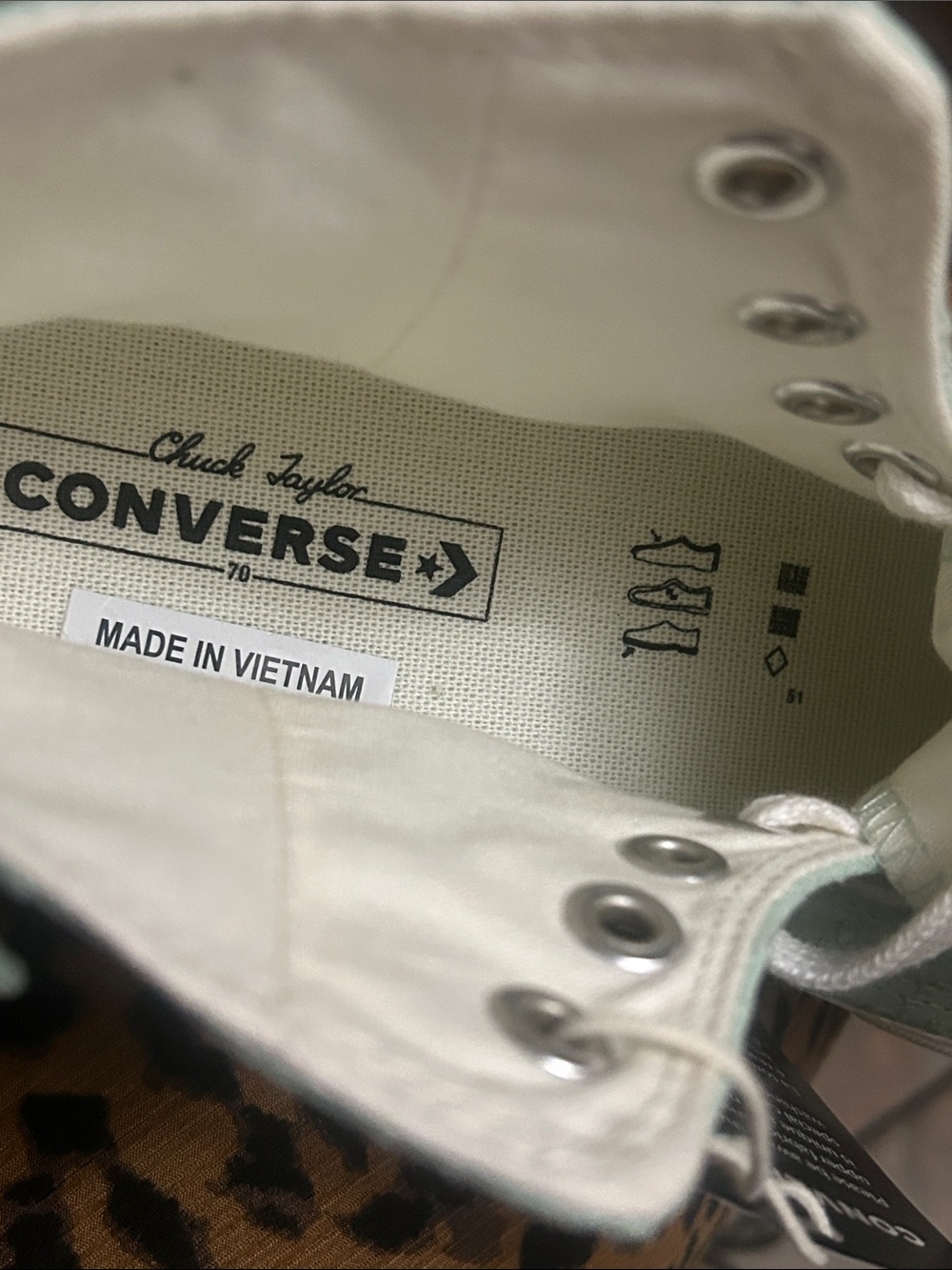 Converse Mint Lace-Up High-Top Sneakers with Bow -NWT no Box size 9 EUR 40 - Picture 4 of 7